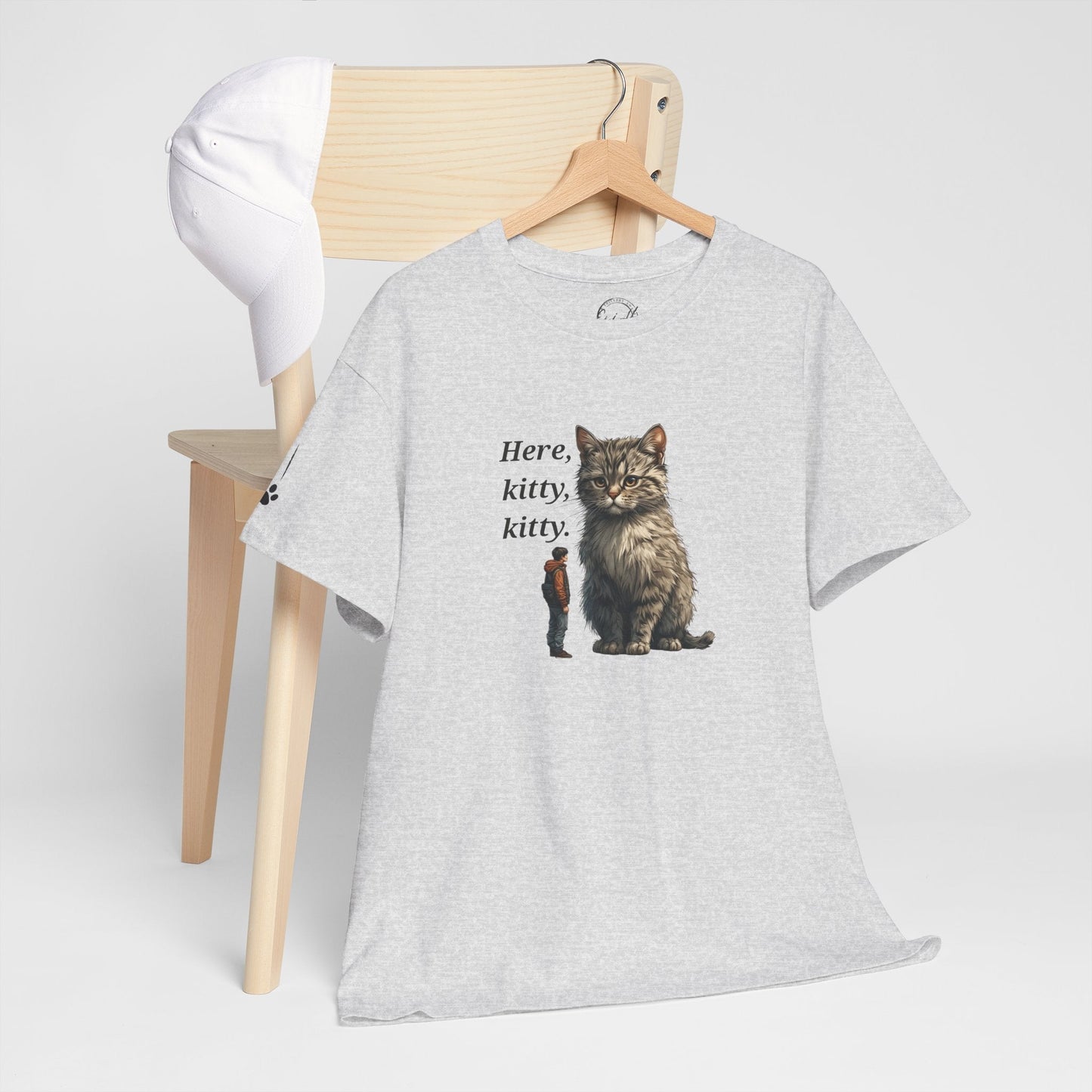 Here Kitty Kitty Funny Tee - Humorous Shirt for Cat Lovers
