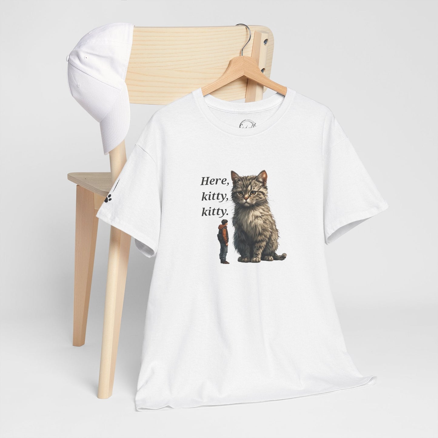Here Kitty Kitty Funny Tee - Humorous Shirt for Cat Lovers