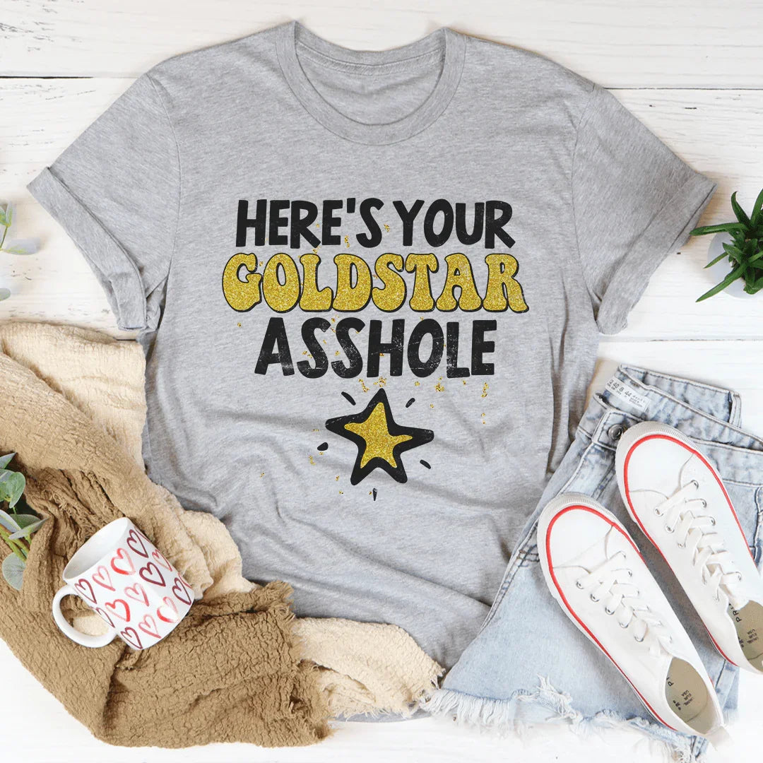 Gold Star Tee - Soft & Stylish Everyday Wear