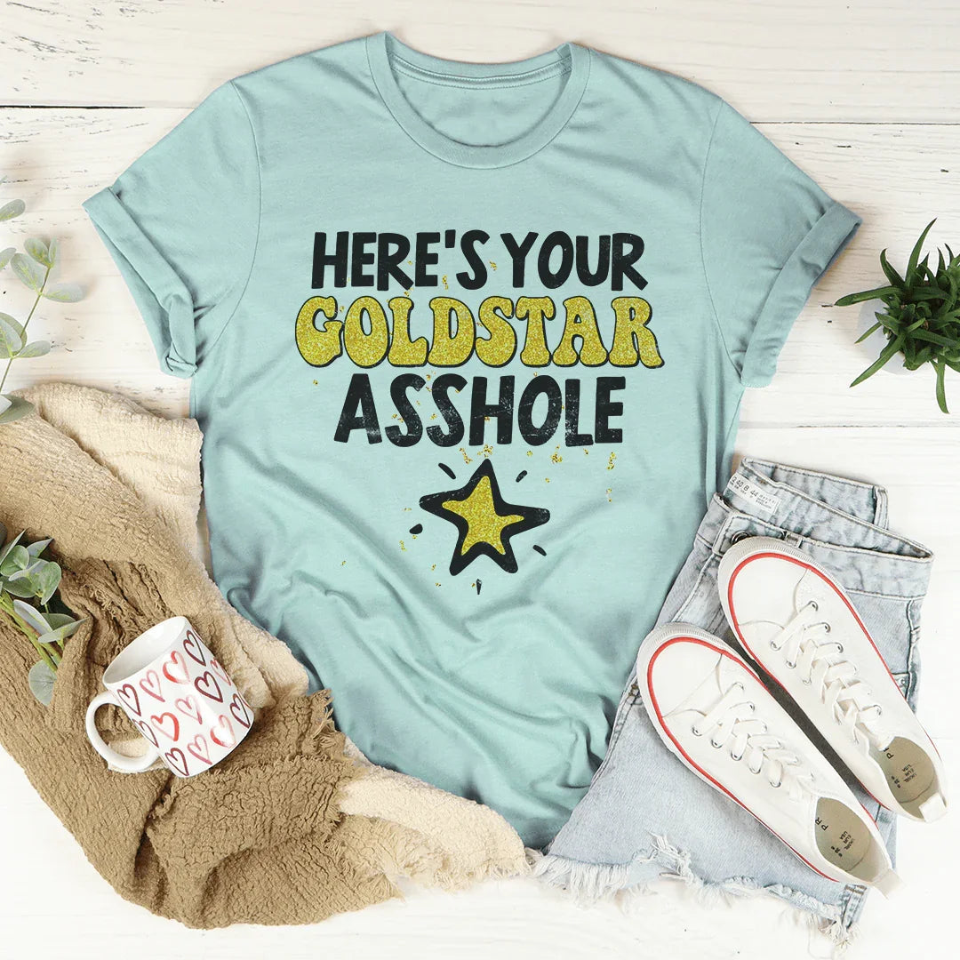 Gold Star Tee - Soft & Stylish Everyday Wear