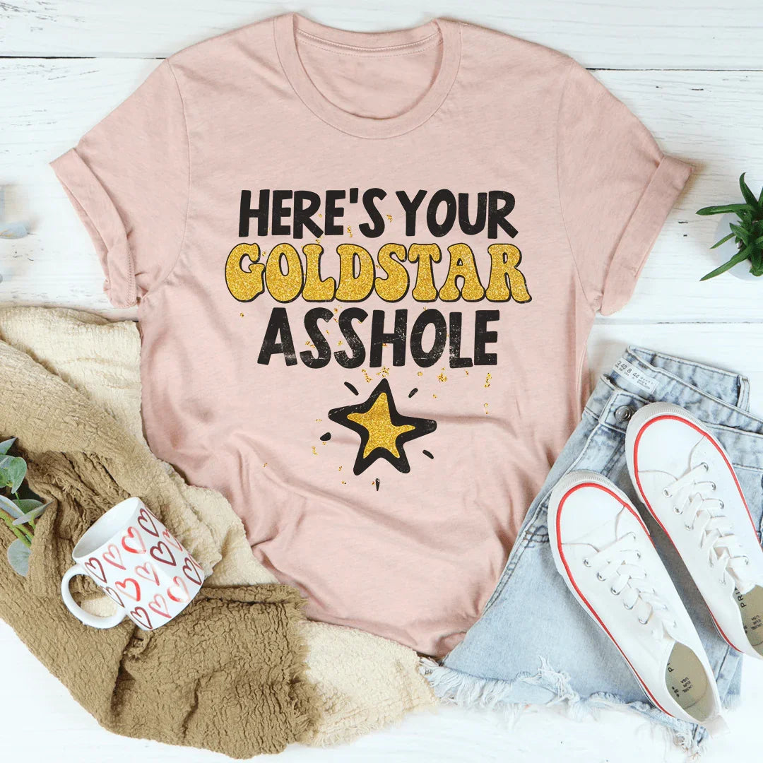 Gold Star Tee - Soft & Stylish Everyday Wear
