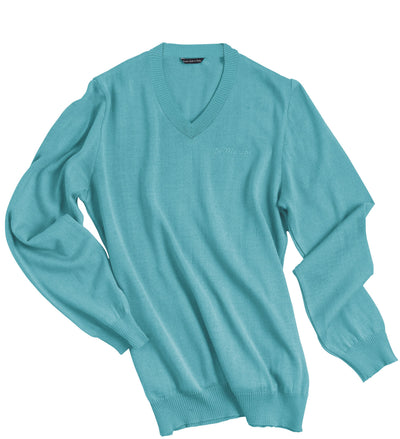 De Marchi Heritage Pullover - Sky / Turquoise