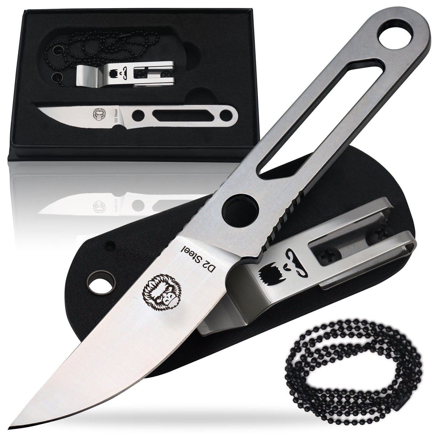 Ultimate All-Steel Survival Knife Set for Outdoor Enthusiasts - Korvel