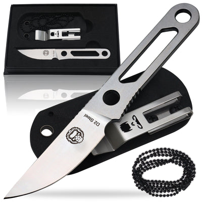 Ultimate All-Steel Survival Knife Set for Outdoor Enthusiasts - Korvel