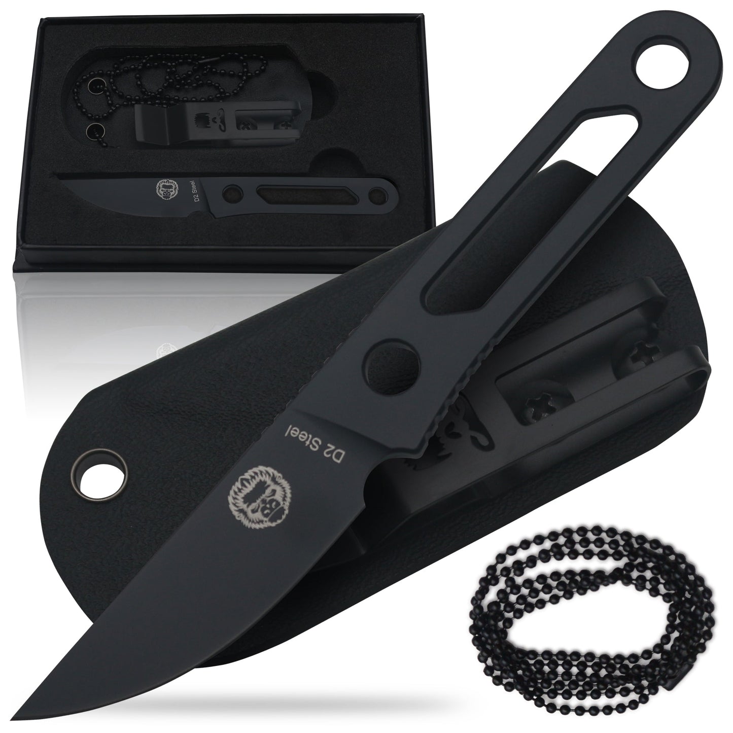 Ultimate All-Steel Survival Knife Set for Outdoor Enthusiasts - Korvel
