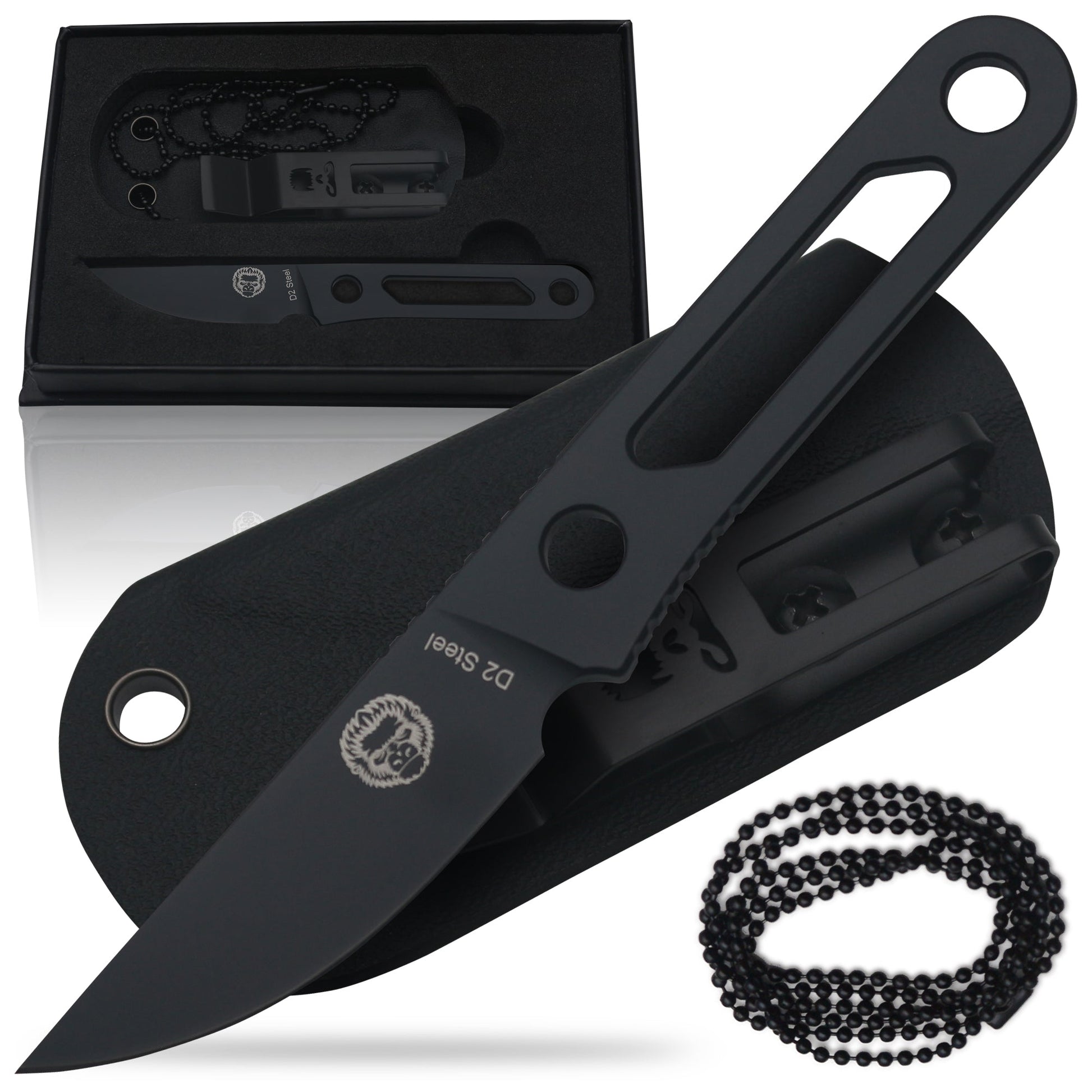 Ultimate All-Steel Survival Knife Set for Outdoor Enthusiasts - Korvel