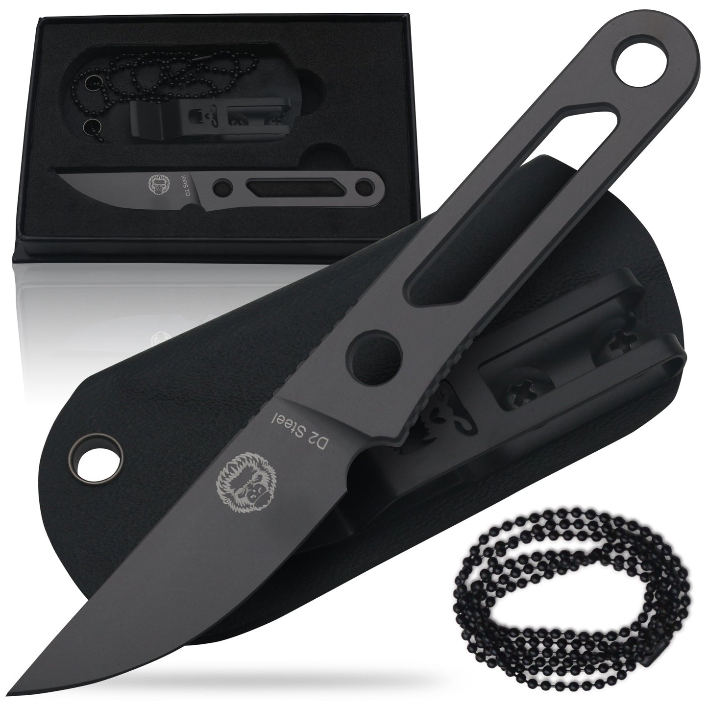 Ultimate All-Steel Survival Knife Set for Outdoor Enthusiasts - Korvel