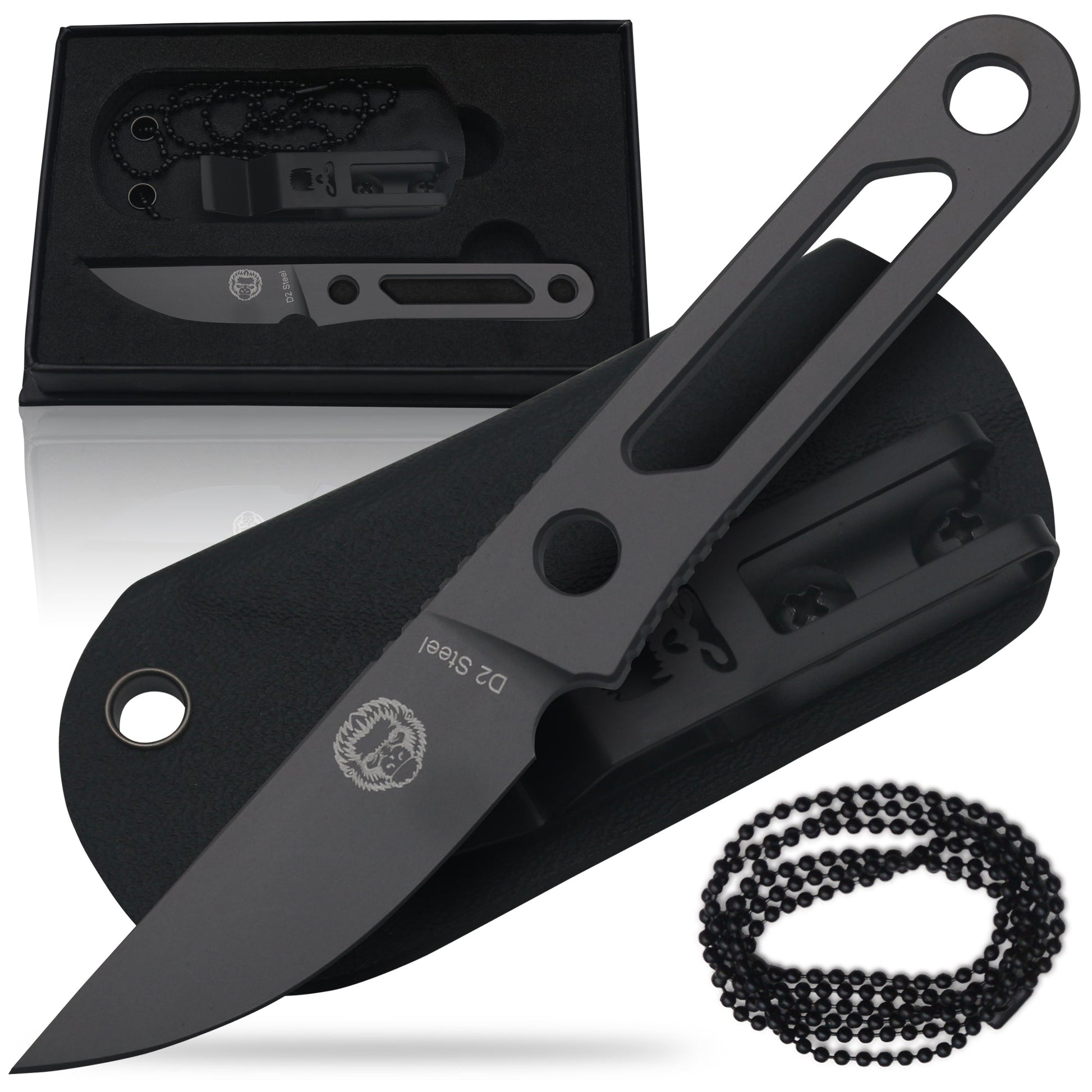 Ultimate All-Steel Survival Knife Set for Outdoor Enthusiasts - Korvel