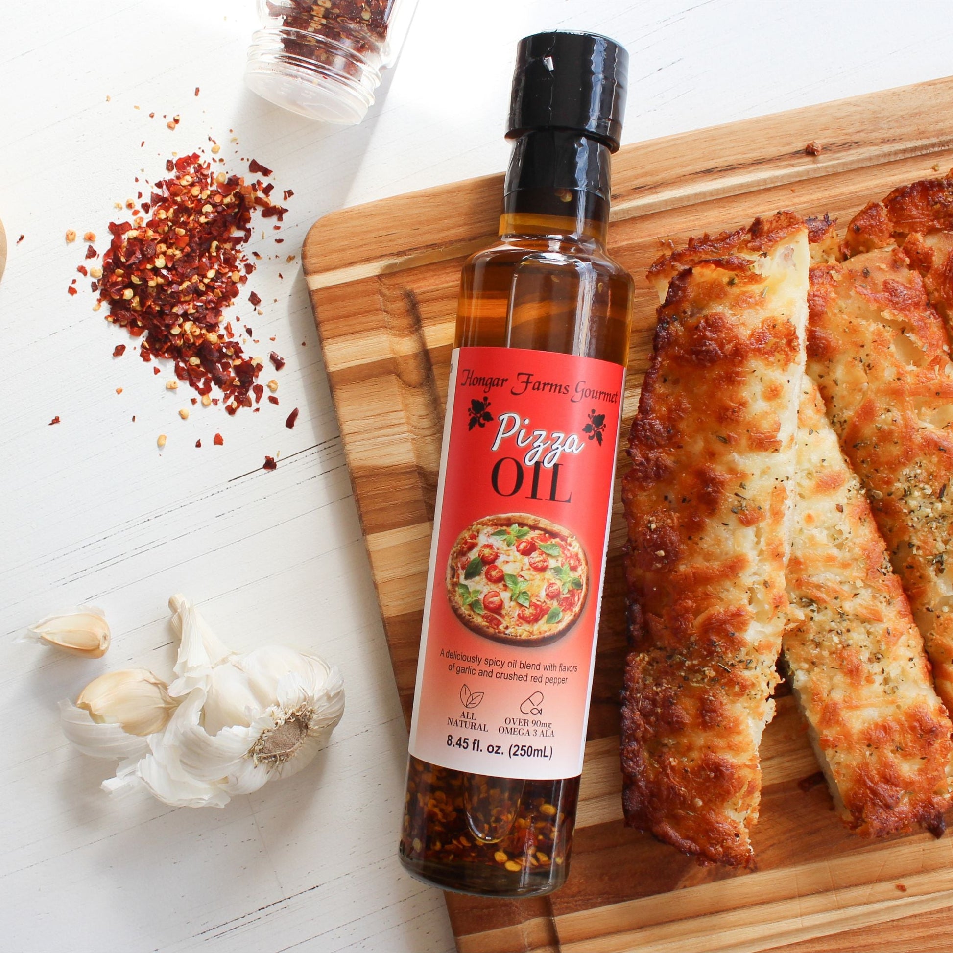 Spicy Pizza Infused Extra Virgin Olive Oil Blend, Dorica (250mL) - Korvel