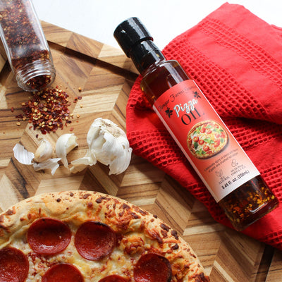Spicy Pizza Infused Extra Virgin Olive Oil Blend, Dorica (250mL) - Korvel