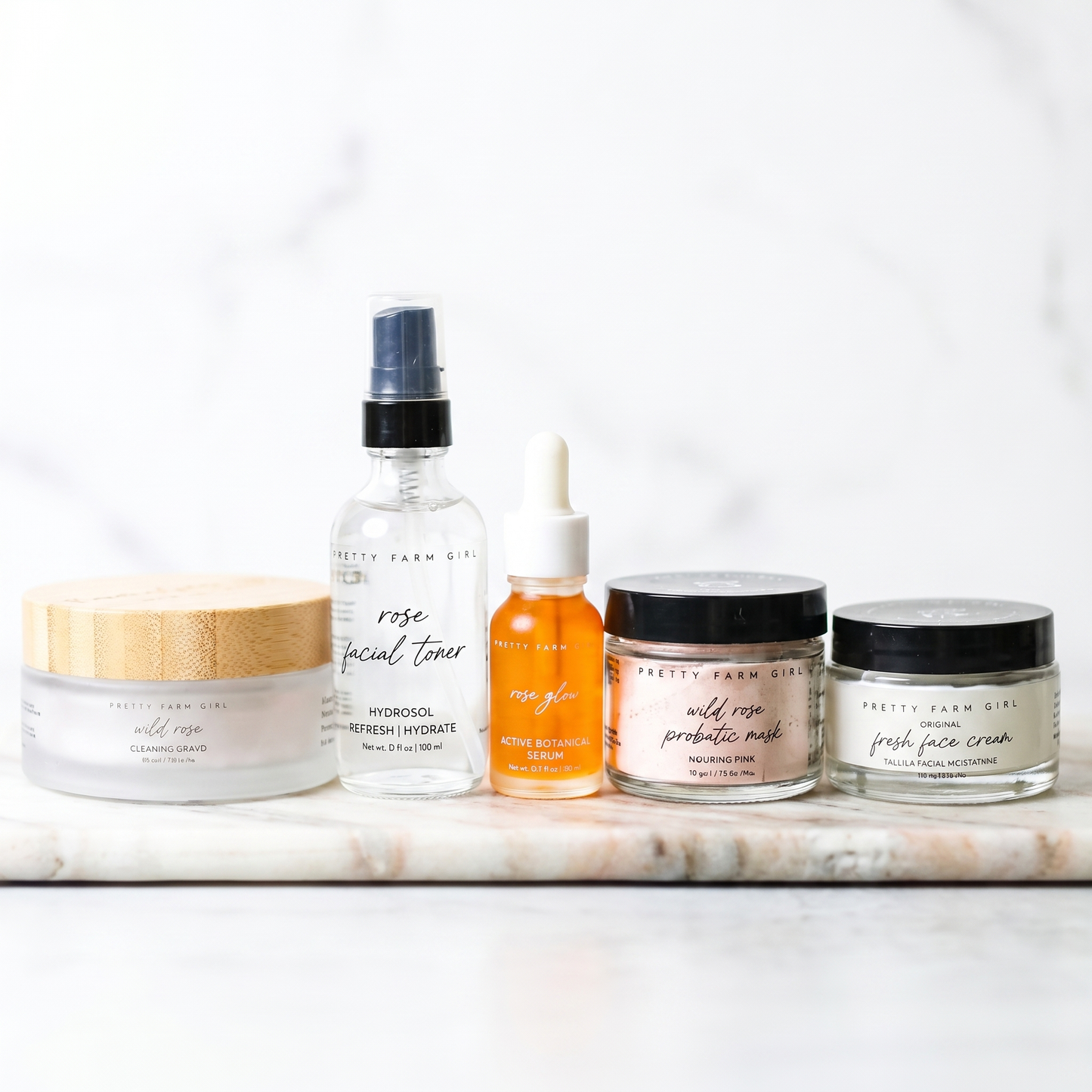 Kit de belleza facial radiante y limpia para principiantes