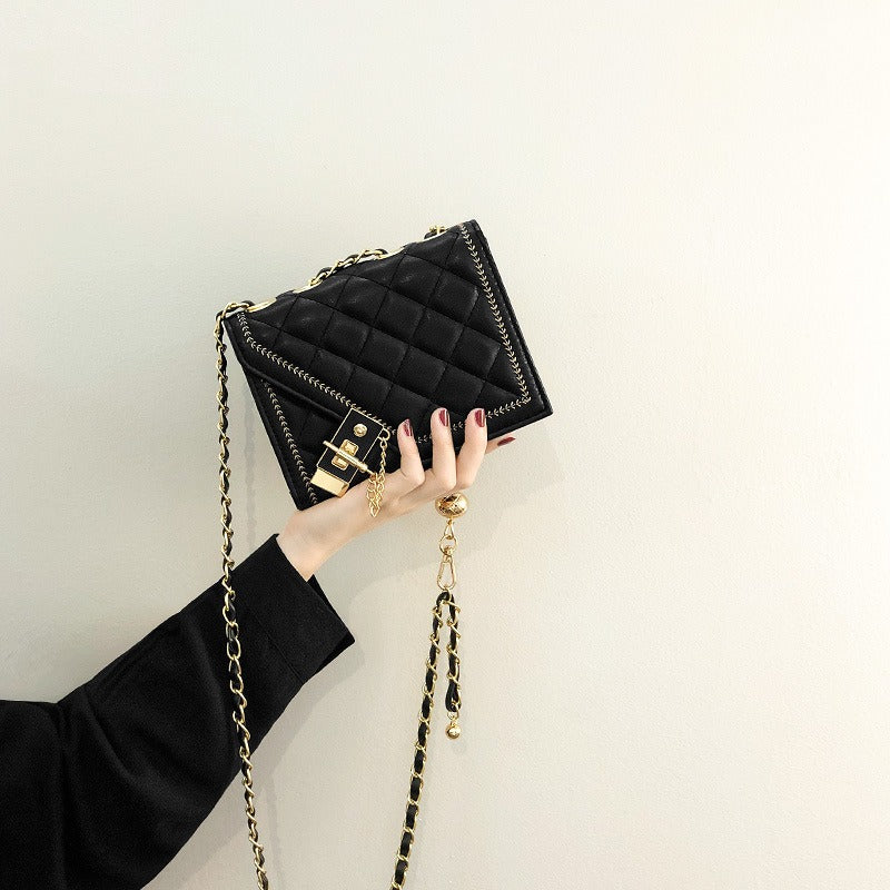 Premium Mini Rhombus Chain Crossbody Bag for Women