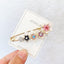 Elegant Flower Brooch with Crystal Accents for Women