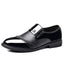 High end shiny business dress leather shoes, height increasing set feet, suit shoes, men's shoes - Korvel