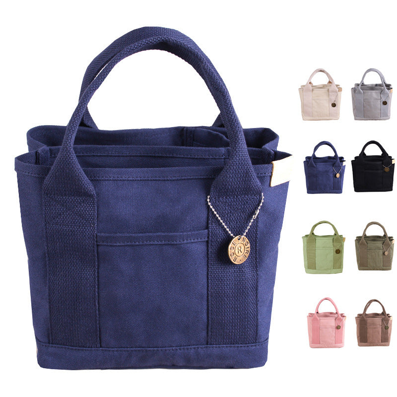 High Grade Canvas Bag Bento Bag Handbag 16A Canvas Women's Bag Handbag - Korvel