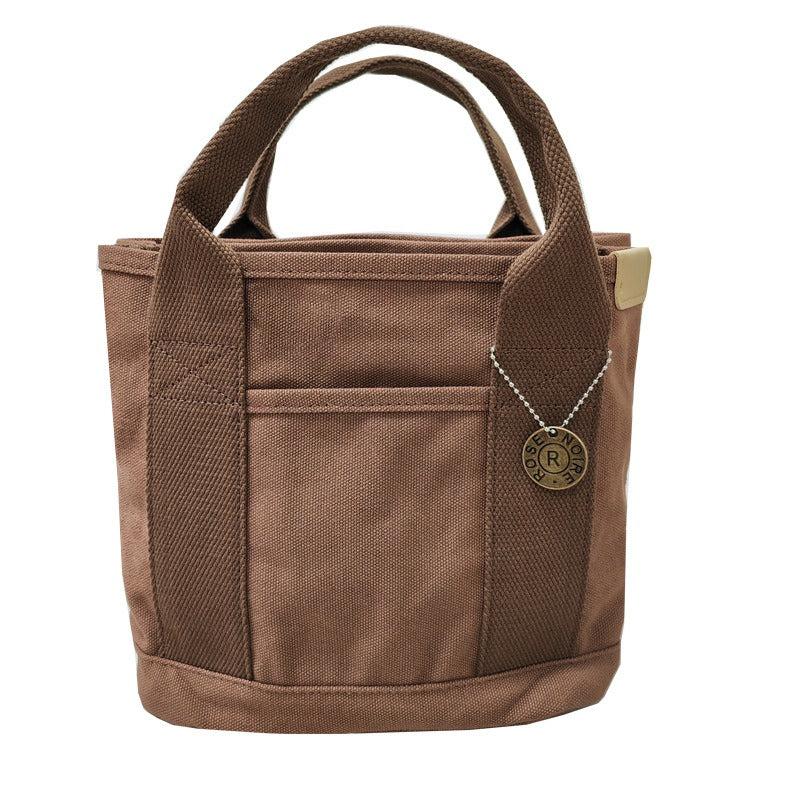 High Grade Canvas Bag Bento Bag Handbag 16A Canvas Women's Bag Handbag - Korvel