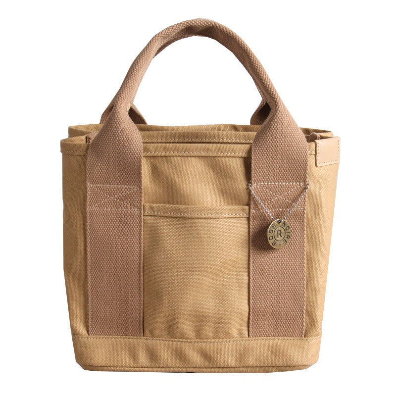 High Grade Canvas Bag Bento Bag Handbag 16A Canvas Women's Bag Handbag - Korvel