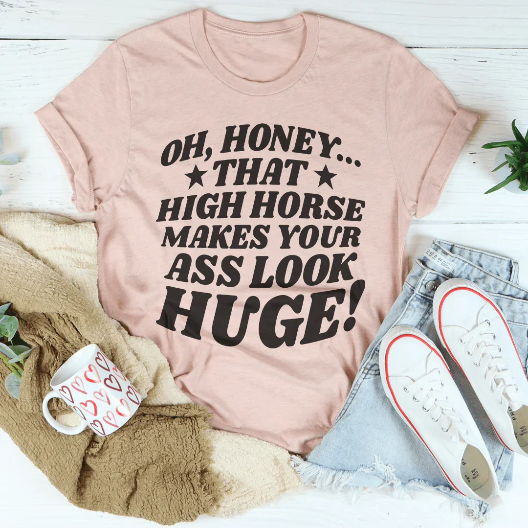 Sassy High Horse Graphic Tee - Korvel