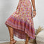 High-Low Elastic Waist Skirt - Korvel