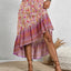 High-Low Elastic Waist Skirt - Korvel