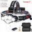 Ultra Bright Rechargeable LED Headlamp - 7 Modes & Waterproof Design for Outdoor Adventures - Korvel