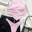 Conjunto de Bikini de Cuello Alto para Mujer - Traje de Baño Elegante y Cómodo