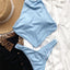 Conjunto de Bikini de Cuello Alto para Mujer - Traje de Baño Elegante y Cómodo