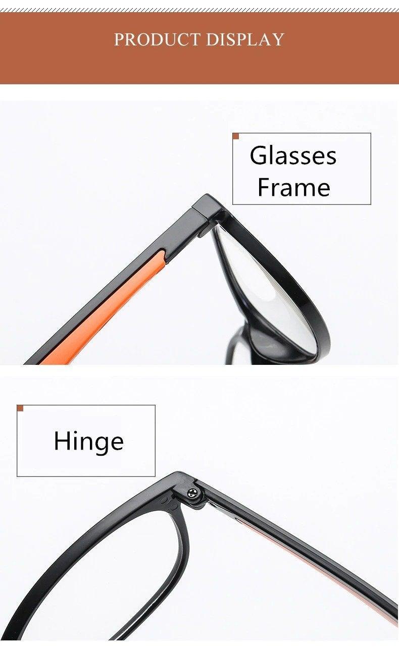Lunettes de protection contre la lumière bleue premium - Monture carrée classique