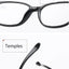 Lunettes de protection contre la lumière bleue premium - Monture carrée classique