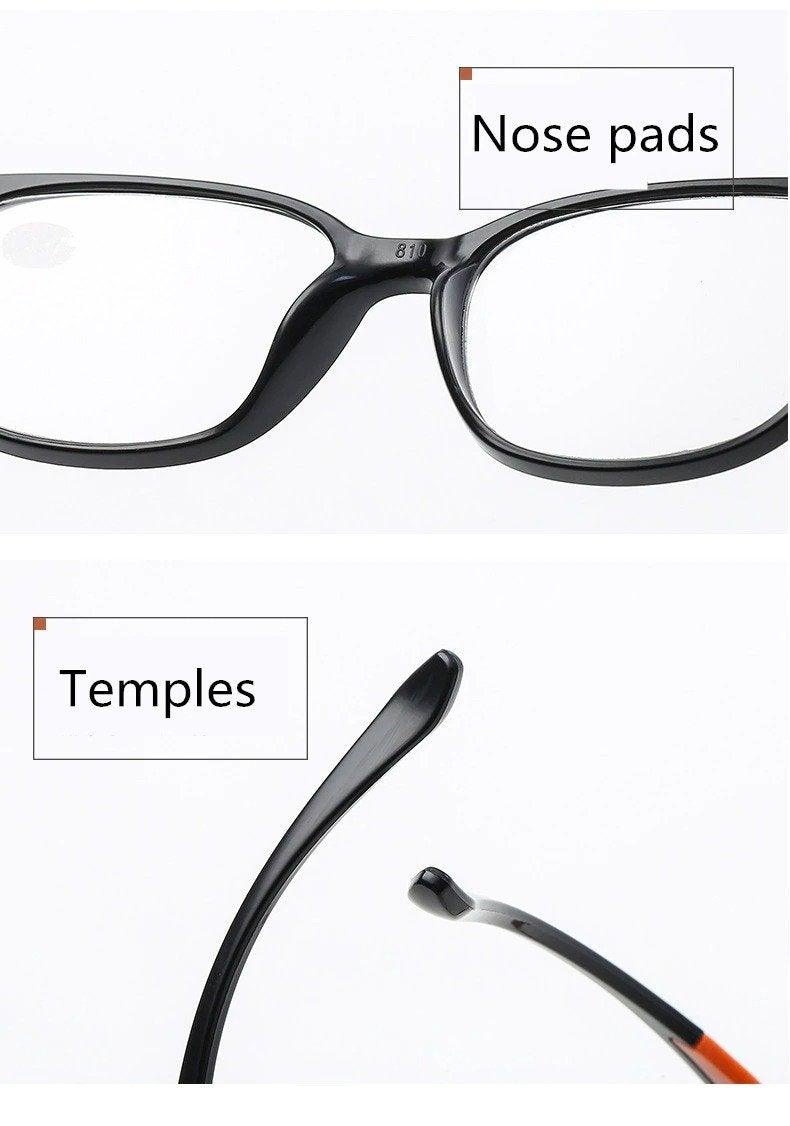 Lunettes de protection contre la lumière bleue premium - Monture carrée classique