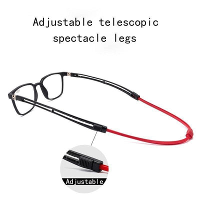 Premium Anti-Blue Reading Glasses with Magnetic Neck Strap