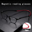 Premium Anti-Blue Reading Glasses with Magnetic Neck Strap