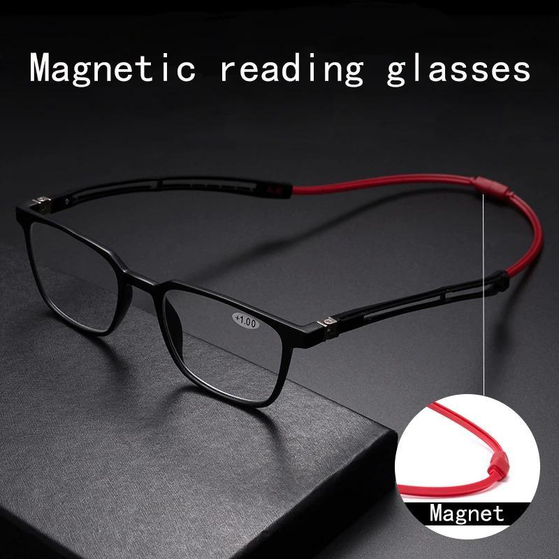 Premium Anti-Blue Reading Glasses with Magnetic Neck Strap