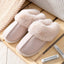 Pantuflas de Invierno de Cuero de Ternera de Suede Premium con Forro de Piel de Pana