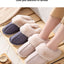 Pantuflas de Invierno de Cuero de Ternera de Suede Premium con Forro de Piel de Pana