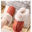 Pantuflas de Invierno de Cuero de Ternera de Suede Premium con Forro de Piel de Pana