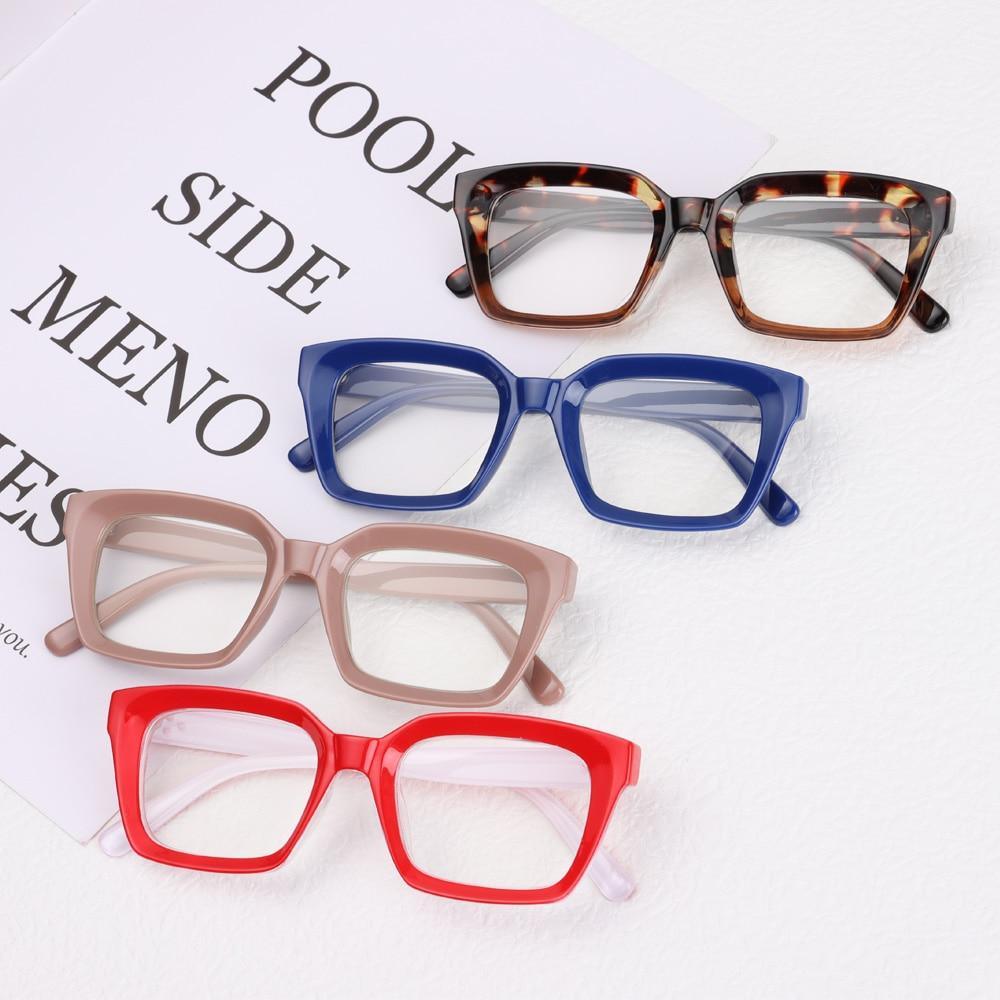 Gafas de lectura de marco cuadrado premium para hombres y mujeres