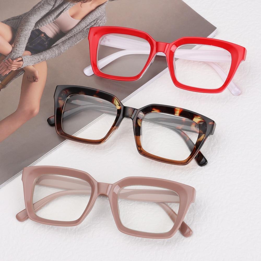 Gafas de lectura de marco cuadrado premium para hombres y mujeres