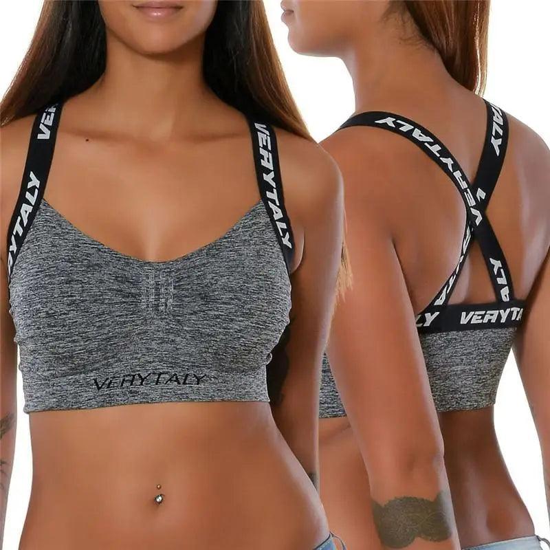 Brassière de sport cropped pour femmes - Allurelation