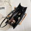 High Quality Leather Shoulder Bag For Women Luxury Alligator Handbag Designer Women Bag Retro Bamboo Handle Tote Bag Female - Korvel