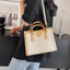 High Quality Leather Shoulder Bag For Women Luxury Alligator Handbag Designer Women Bag Retro Bamboo Handle Tote Bag Female - Korvel