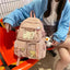 Sac à dos en nylon imperméable de qualité supérieure pour femmes - Style universitaire tendance