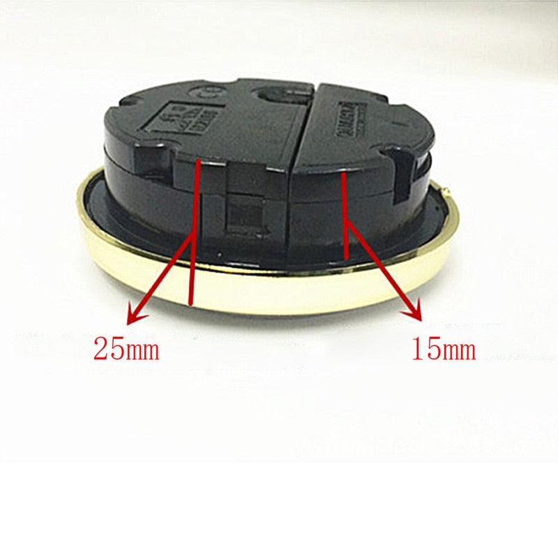 High Quality Vintage Black Metal Art Table Clock Metal Retro Silent Non-Ticking Battery Control Classic Roman dial Small Table Clock for Bedrooms - Korvel
