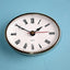 High Quality Vintage Black Metal Art Table Clock Metal Retro Silent Non-Ticking Battery Control Classic Roman dial Small Table Clock for Bedrooms - Korvel