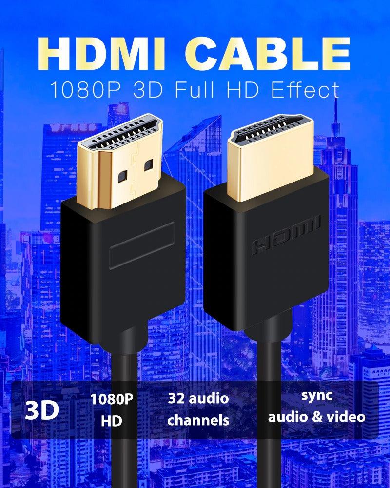 Cable HDMI de Alta Velocidad Premium 2.0 para Experiencia 4K y 3D