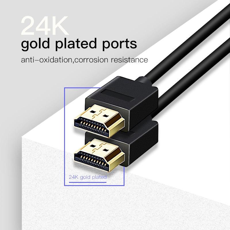 Cable HDMI de Alta Velocidad Premium 2.0 para Experiencia 4K y 3D