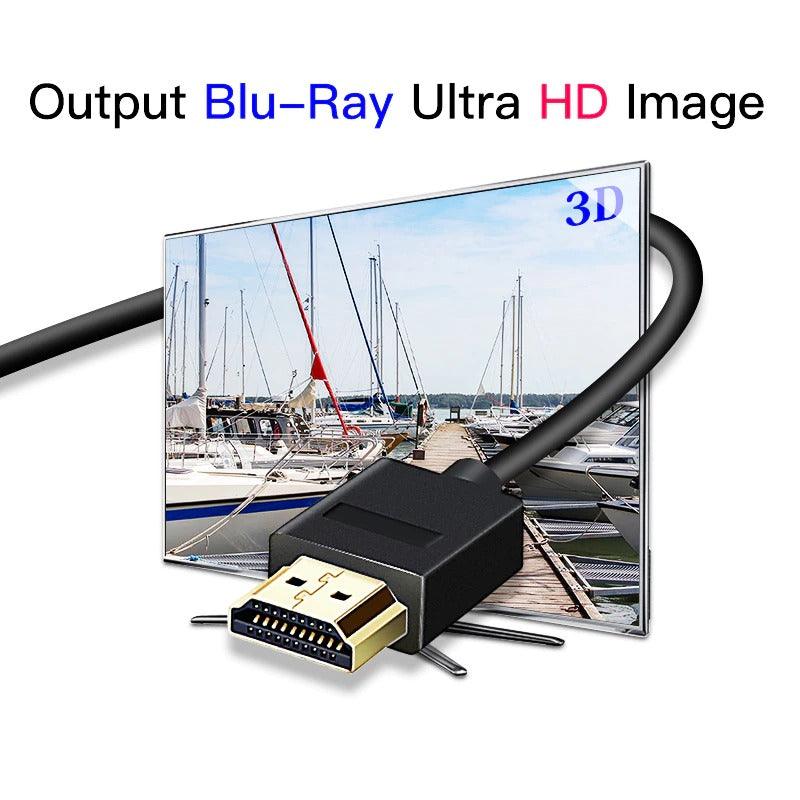 Cable HDMI de Alta Velocidad Premium 2.0 para Experiencia 4K y 3D