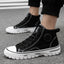 High top canvas shoes Korean style trendy sports and leisure shoes fashionable trendy shoes student board shoes - Korvel