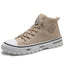 High top canvas shoes Korean style trendy sports and leisure shoes fashionable trendy shoes student board shoes - Korvel