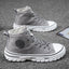 High top canvas shoes Korean style trendy sports and leisure shoes fashionable trendy shoes student board shoes - Korvel